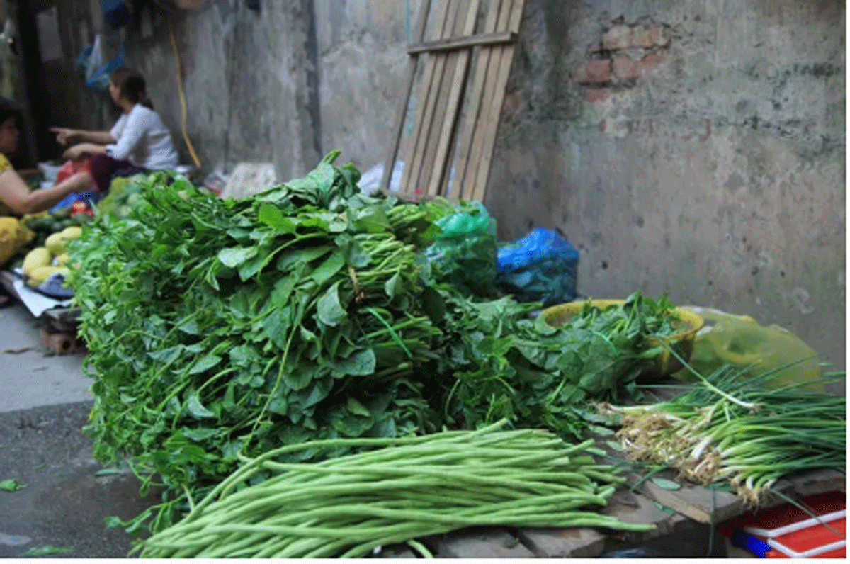 Hà Nội: Rau xanh tăng giá mạnh sau bão, tiểu thương lo lắng thiếu nguồn cung