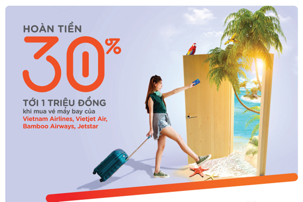 Tiết kiệm đến 30% khi đặt vé máy bay bằng Thẻ tín dụng du lịch MSB Visa