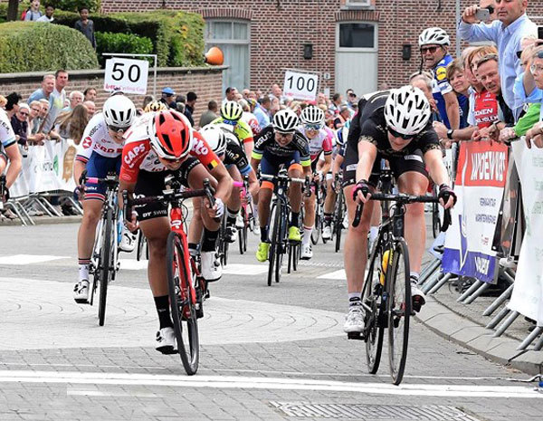 Vietnam's Nguyen Thi That second in Belgian cycling event