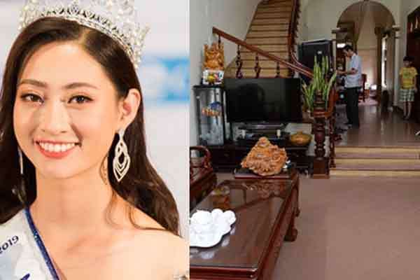 Mẹ là Giám đốc Kho bạc, gia đình Hoa hậu Lương Thuỳ Linh sống giản dị