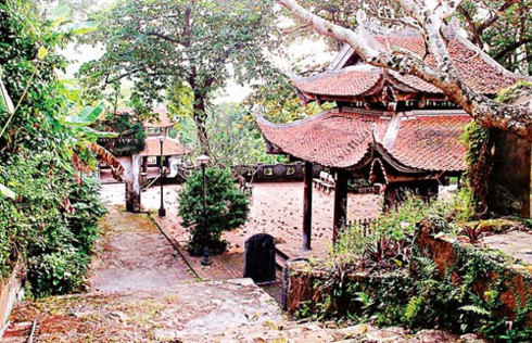 Doi Son pagoda, a Buddhist center in northern Vietnam