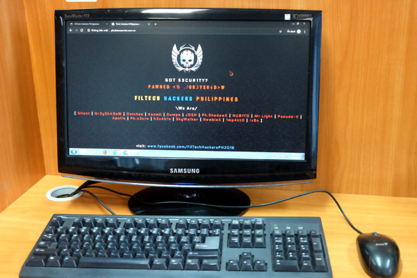 Hacker Phillippines tấn công web Việt Nam, trả đũa việc bị mất Facebook