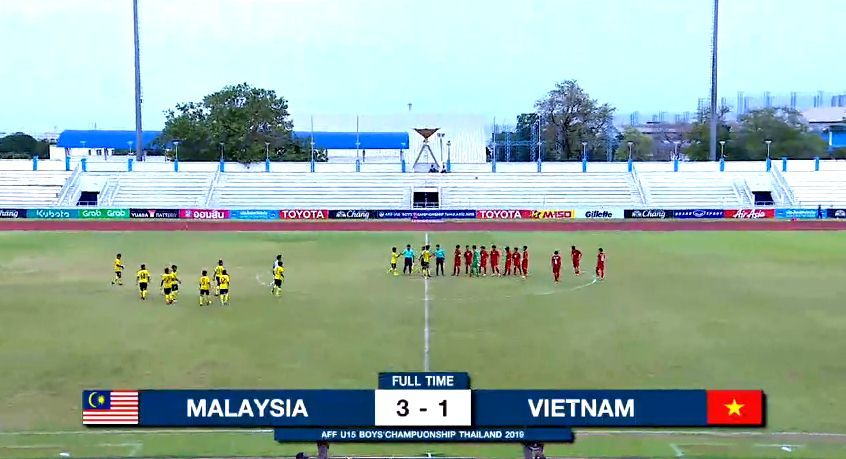 Thua ngược Malaysia, U15 Việt Nam thành cựu vô địch ĐNÁ