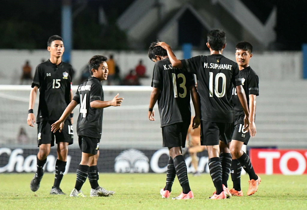 U18 Thái Lan bị U18 Singapore cầm chân trận ra quân