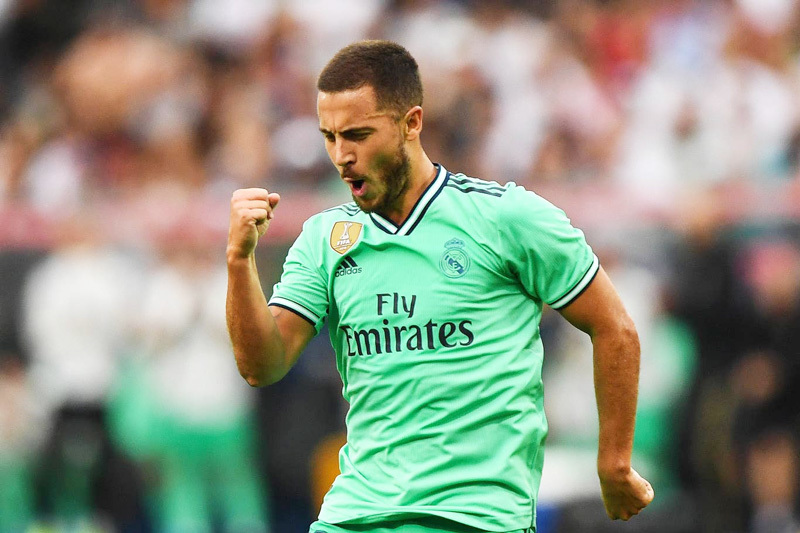 Hazard ghi siêu phẩm bàn thắng đầu tiên ở Real Madrid