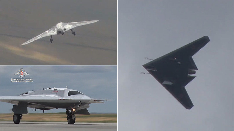 Hình ảnh máy bay tàng hình tối mật Nga 'ra ràng'
