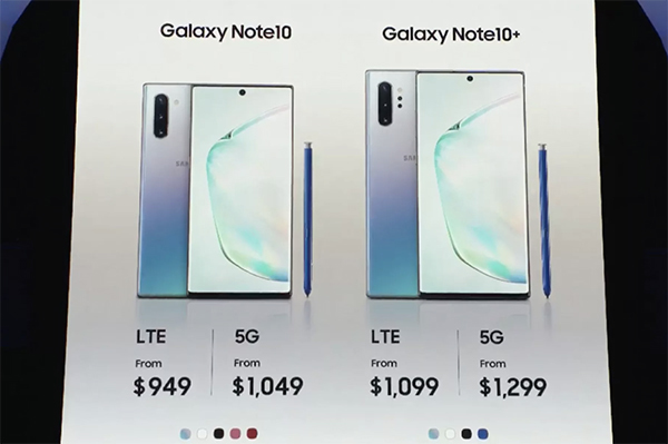 Giá Galaxy Note 10 và Note 10+ tại VN, đắt nhất gần 30 triệu đồng