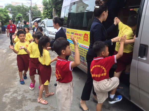 Trường Quốc tế Nam Việt dùng công nghệ để bảo đảm an toàn học sinh