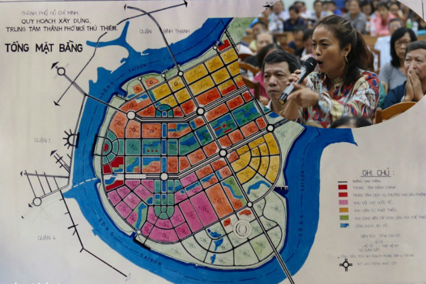 Tuần tới TP.HCM sẽ họp báo về Thủ Thiêm