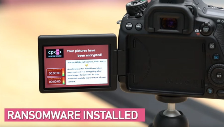 Máy ảnh DSLR cũng lây nhiễm mã độc tống tiền