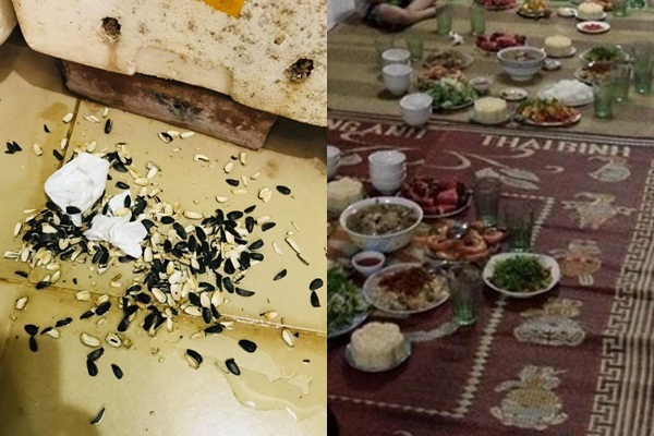 Vợ chồng hốt hoảng vì 'vật thể lạ' rơi xuống ban công chung cư