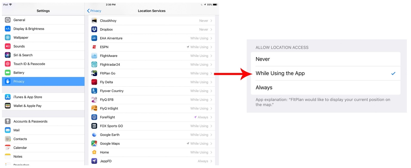 Cách chặn ứng dụng truy cập Bluetooth và định vị trên iOS 13, iPadOS 13
