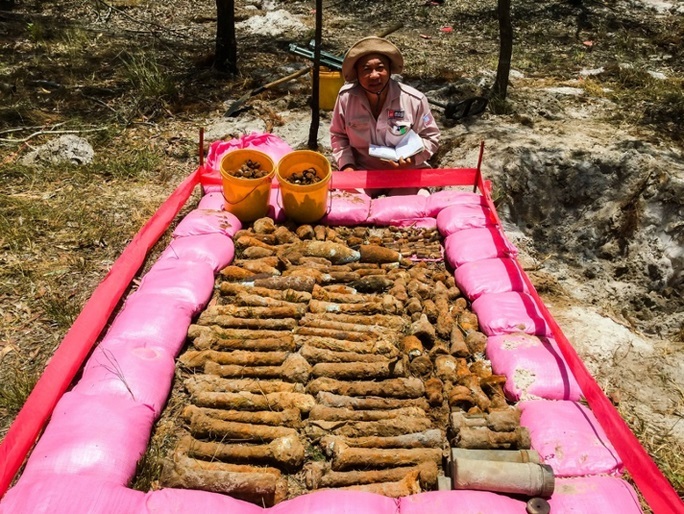 1,500 pieces of unexploded ordnance found in Quang Tri
