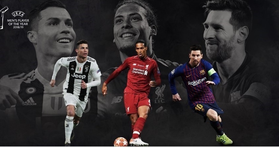Cầu thủ xuất sắc nhất UEFA 2019: Van Dijk đấu Ronaldo và Messi