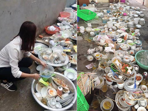 Một mình đứng trước 15 mâm bát, tôi cáu giận hất tung lên rồi định về, chưa kịp đi thì mẹ người yêu giữ lại