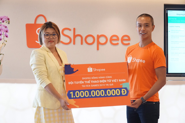 Shopee đồng hành cùng đội tuyển Thể thao điện tử Việt Nam dự SEA Games 2019