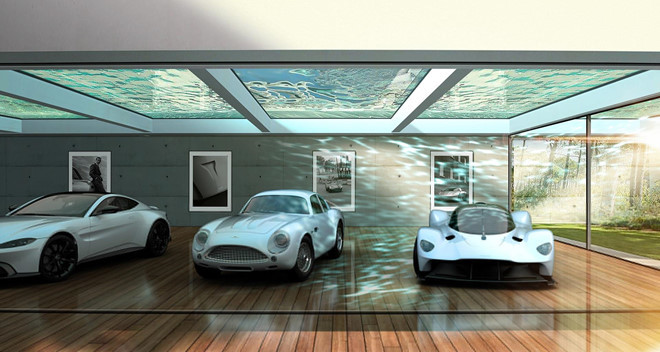 Garage đẹp long lanh dành riêng cho siêu xe Aston Martin