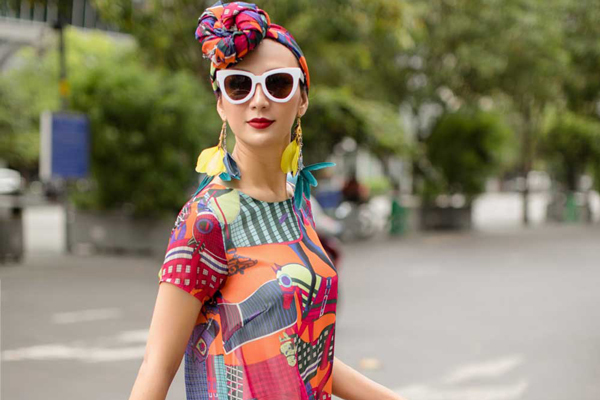 Hoa hậu Ngọc Diễm hoá quý cô sành điệu