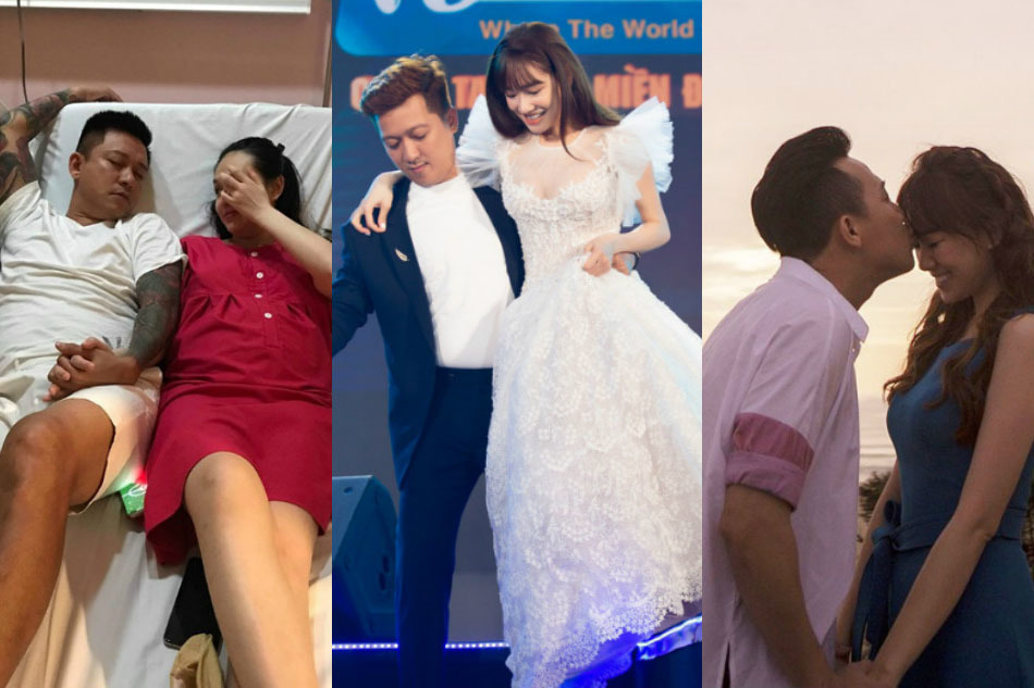 Sao Việt người nằm đất chăm vợ đẻ, người bồng bế vợ trên sân khấu