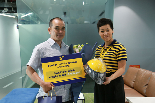 Ứng dụng gọi xe ‘be’ đạt mốc 20 triệu chuyến xe