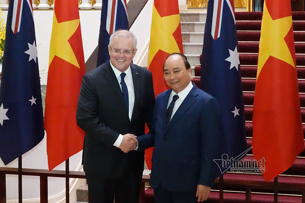 Biển Đông trong cuộc hội đàm giữa hai Thủ tướng Việt Nam và Australia