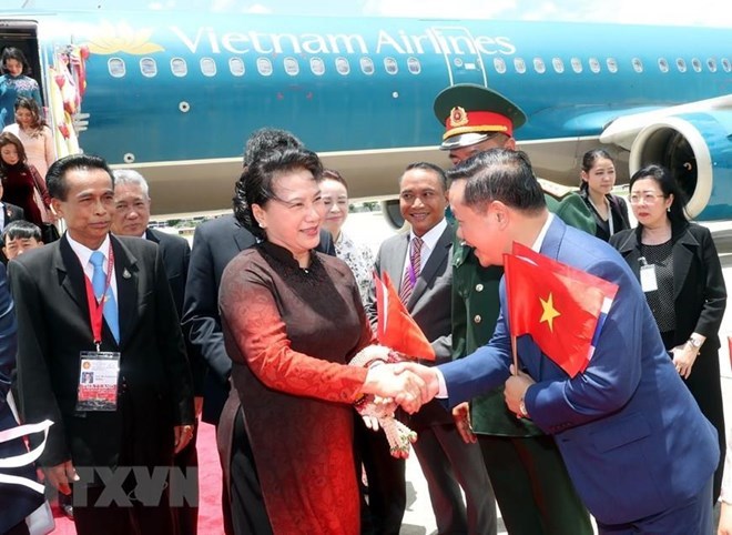 NA Chairwoman Nguyen Thi Kim Ngan in Bangkok for AIPA 40, Thailand visit