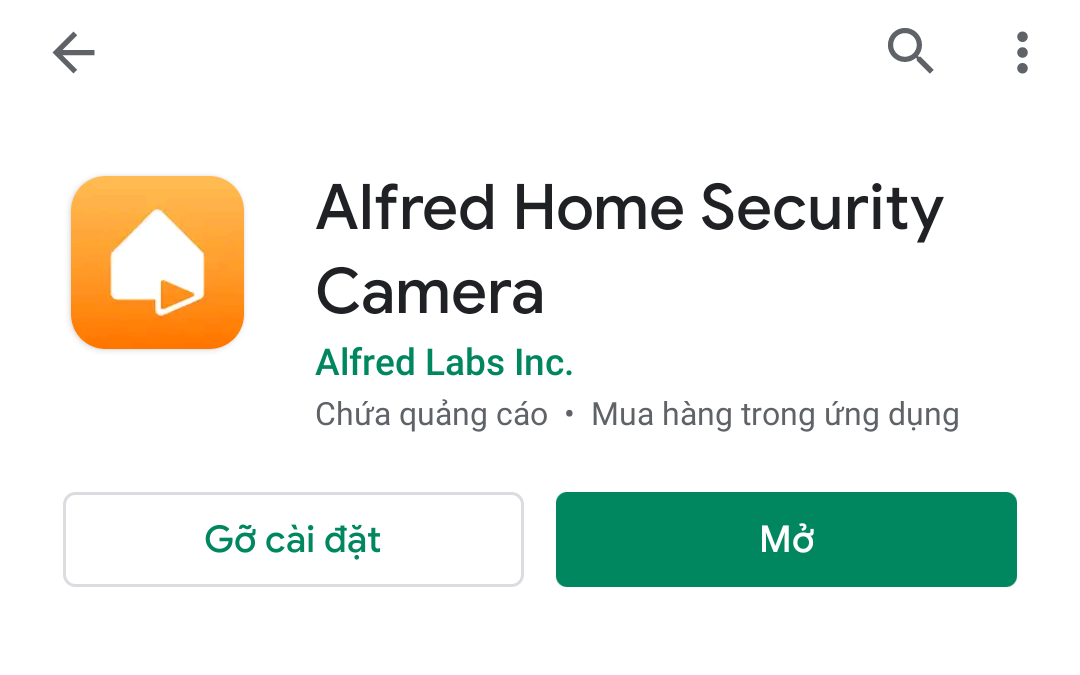 Ứng dụng Alfred biến điện thoại cũ thành camera giám sát