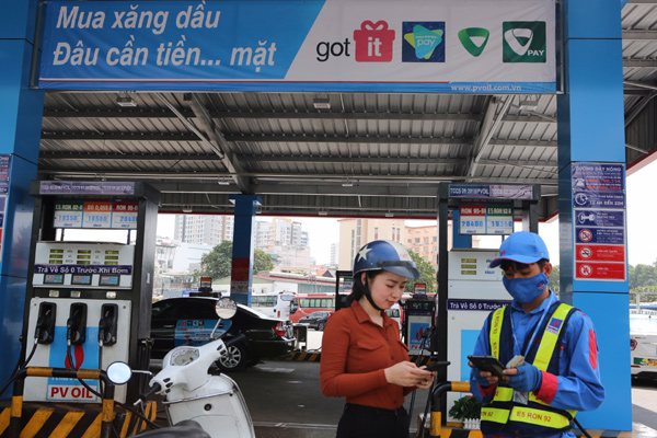 PVOIL - mua xăng dầu thanh toán bằng ứng dụng điện thoại