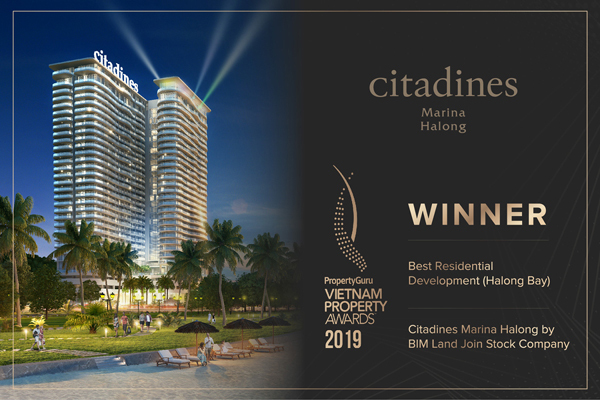 Dự án của BIM Land giành giải thưởng Vietnam Property Awards 2019