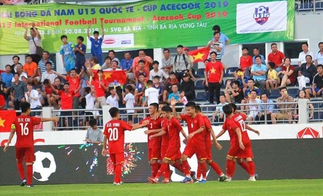 Vietnam beat Russia 2-0 at U15 int’l football cup