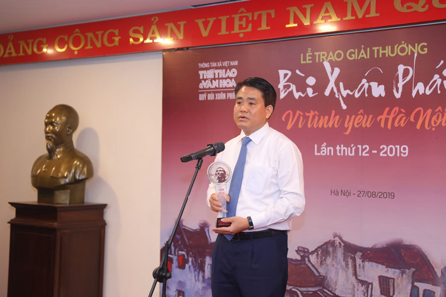 Dự án hồi sinh sông Tô Lịch, xây dựng đường đua F1 giành giải Bùi Xuân Phái