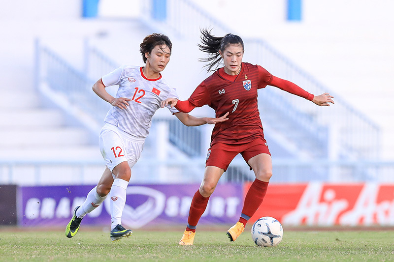 Video bàn thắng nữ Việt Nam 1-0 nữ Thái Lan
