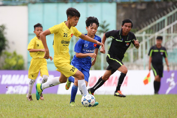 Sôi động giải bóng đá thiếu niên U13 Yamaha Cup 2019