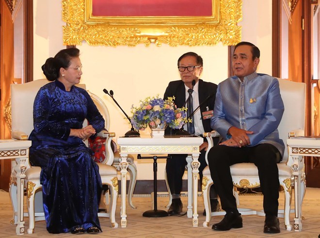 Vietnam’s top legislator meets with Thai Prime Minister