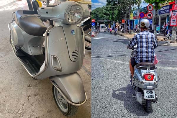 Vespa LX cũ 13 năm tuổi giá chát 150 triệu