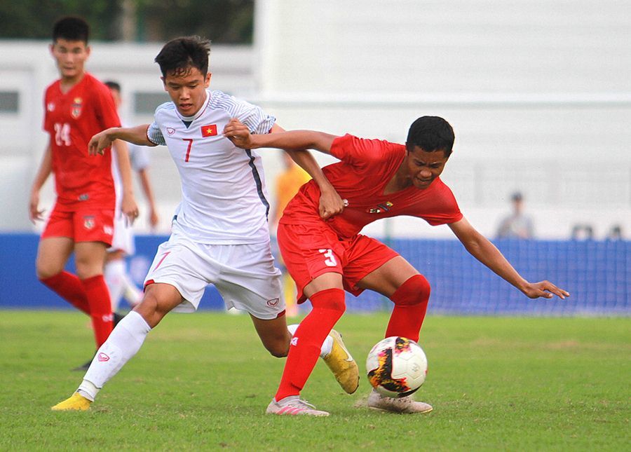 Hạ Myanmar, U15 Việt Nam tranh ngôi vô địch với U15 Hàn Quốc