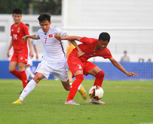 Vietnam U15s beat Myanmar 2-1 in Acecook Cup