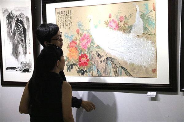 Ink wash painting exhibition celebrates National Day