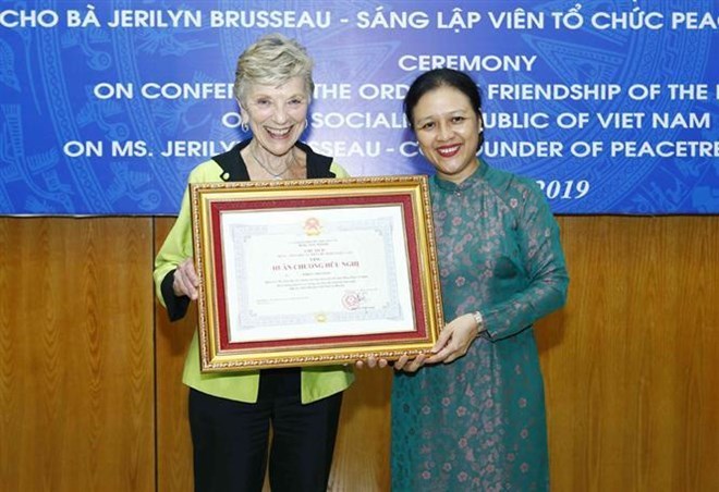 Friendship Order awarded to US’s PeaceTrees Vietnam Founder