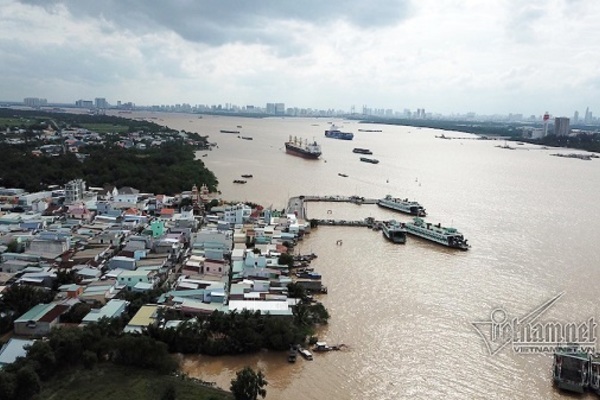 Cận cảnh nơi chuẩn bị xây cầu Cát Lái nối TP.HCM và Đồng Nai