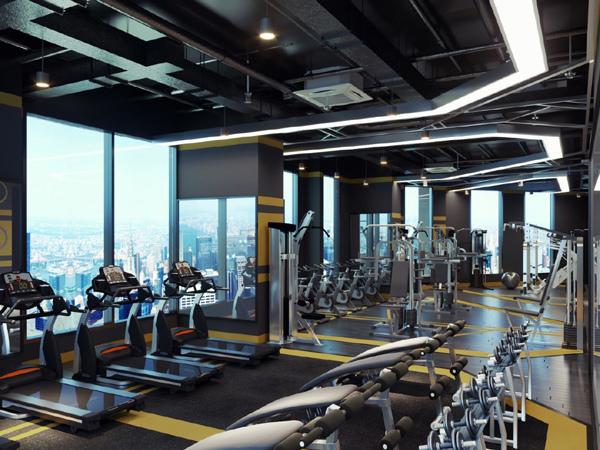 Hệ thống bể bơi và phòng tập gym tại D’. El Dorado II.