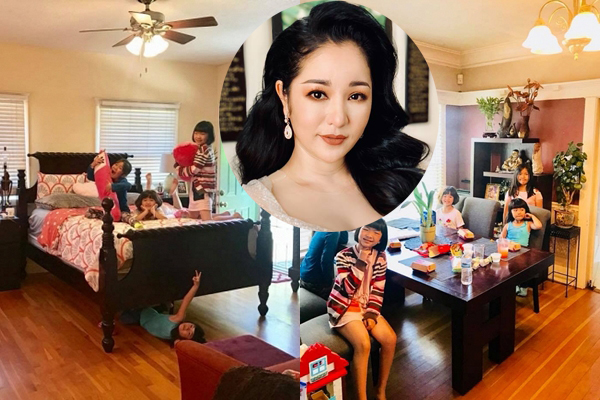 Không gian sống trong biệt thự của Thúy Nga ở Mỹ