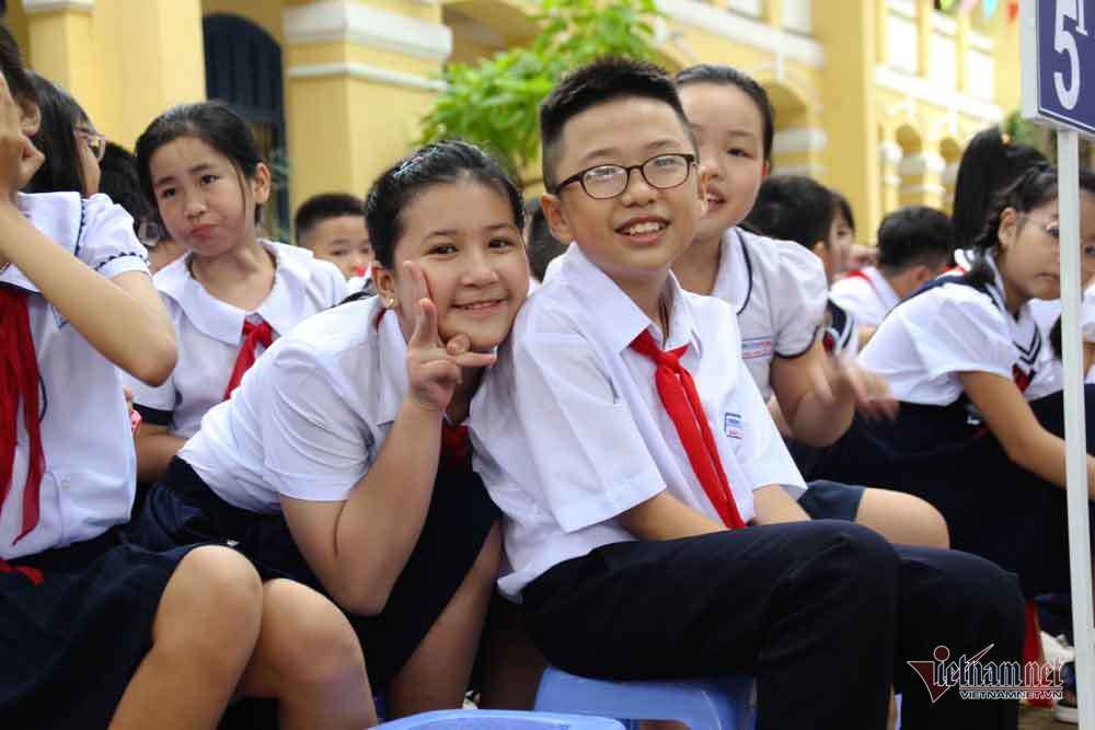 Vẻ đáng yêu của các 'tân binh' trong ngày khai giảng