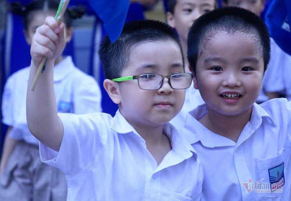 Vẻ đáng yêu của các 'tân binh' trong ngày khai giảng