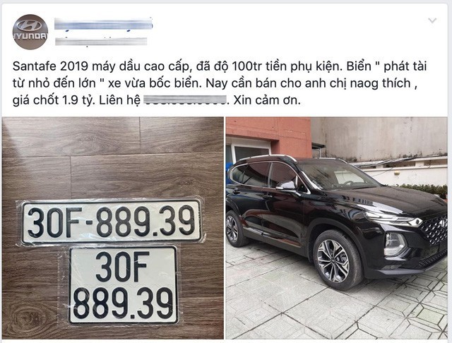Loạt xe Hyundai Santa Fe biển 'khủng' giá cao ngất Loạt xe Hyundai Santa Fe biển 'khủng' giá cao ngất