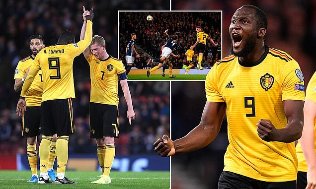 Lukaku khơi mào, Bỉ vùi dập Scotland