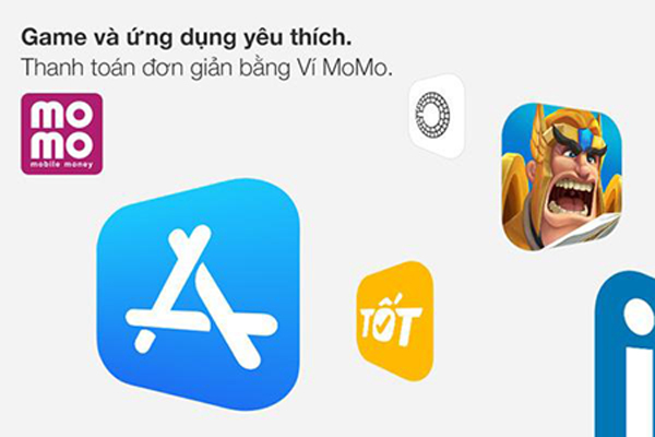 MoMo giờ đây có thể được dùng thanh toán cho App Store