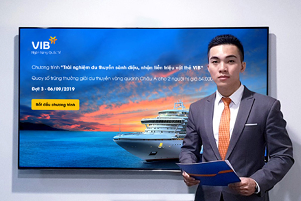 Chủ thẻ tín dụng VIB thứ 3 trúng cặp vé du thuyền châu Á