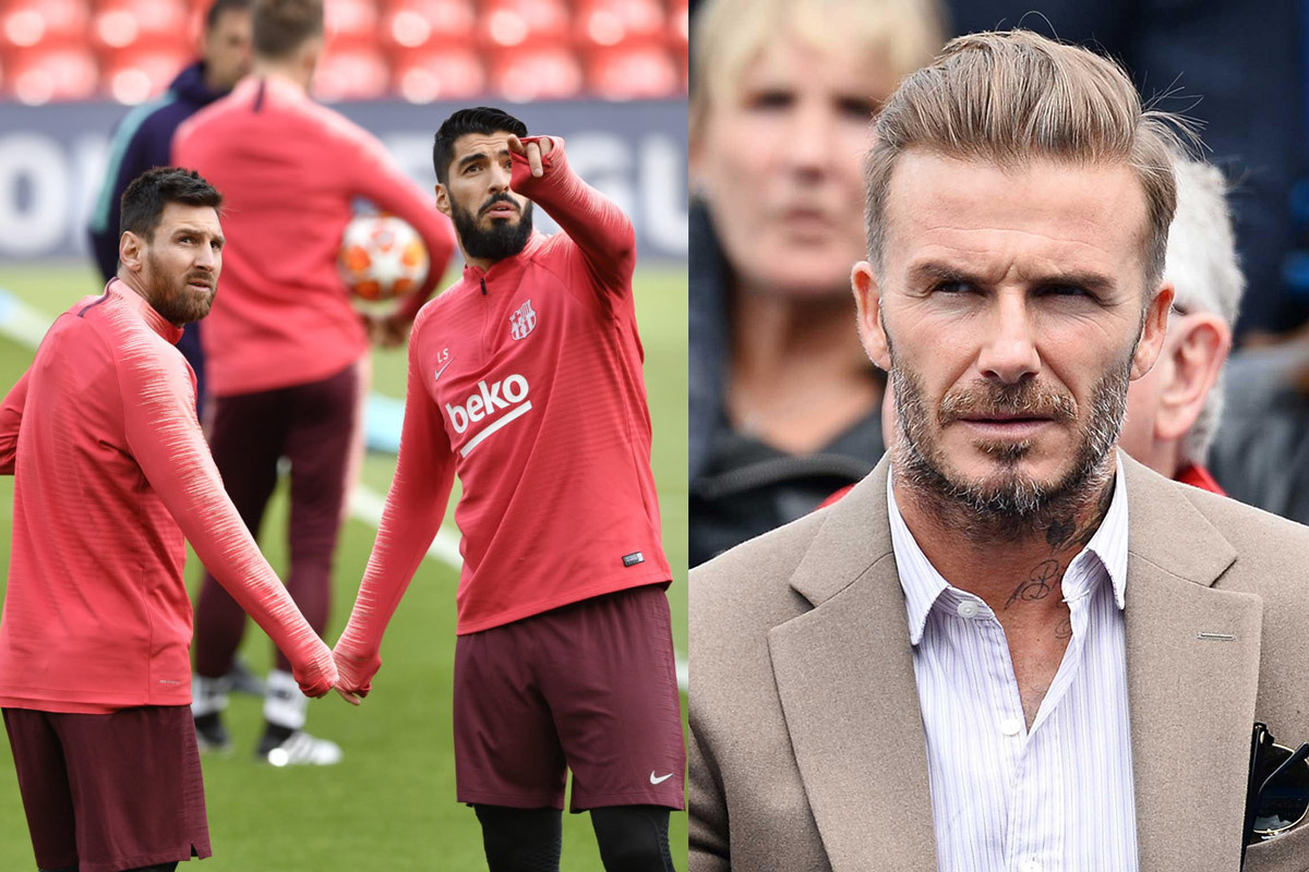 Đội bóng của Beckham chiêu mộ Messi lẫn Luis Suarez