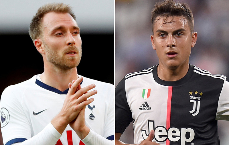 Matic đào tẩu khỏi MU, Tottenham đổi Eriksen lấy Dybala